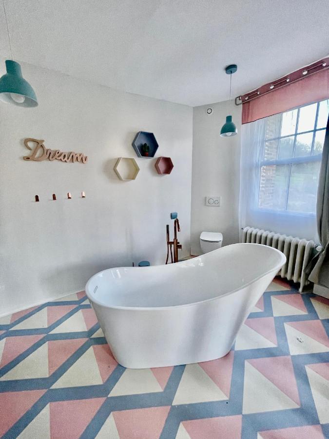 Aux Jolies Sources Bed and Breakfast Saint-Aubin-sur-Scie Eksteriør billede
